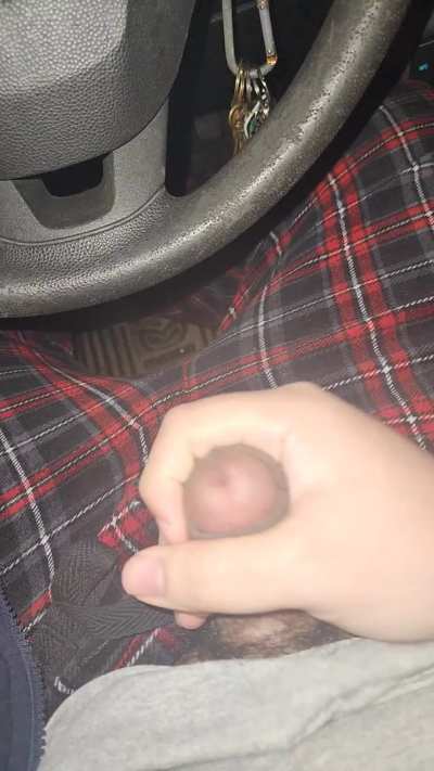 Masturbating in the car