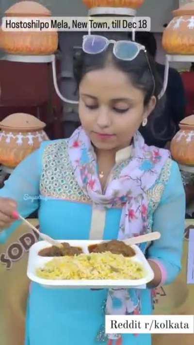 Food items at Hostoshipto Mela, New Town, which is there till December 18th