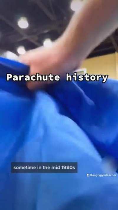 Parachute: The true story behind your favorite gym class activity.