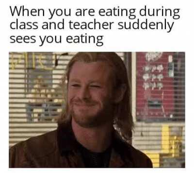 I was very hungry that time