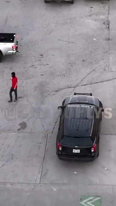 Guy uses a drone to get a young street entrepreneur arrested