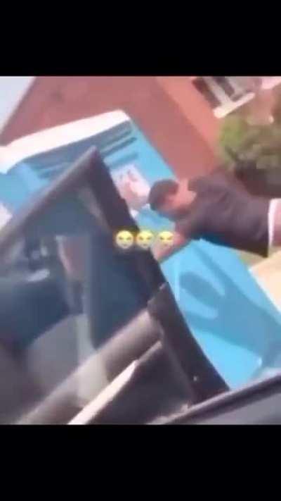 Tipping over a Porta Potty