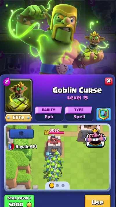Goblin Curse - New card coming to Clash Royale in the 2024 Summer Update!