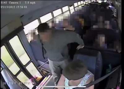Careless bus driver nearly kills child 