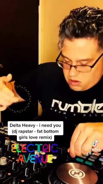 Delta Heavy x Queen Fat Bottom Girls live remix 😅