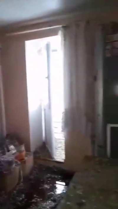 The landlord from Russia forgot to close the windows, that's what happened to his apartment after a long absence and connection with a business trip