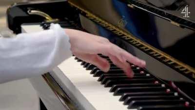 Meet Lucy. A 13-year old who is blind and neurodiverse — as she plays a highly-complex Chopin piece.