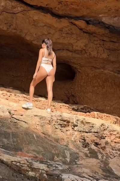 Radhika Seth hiking in a swimwear 