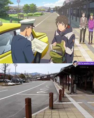 Details in Anime vs Actual scenes