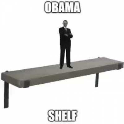 Obama shelf