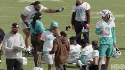 [Hard Knocks] Dolphins planned their rollercoaster celebration at practice