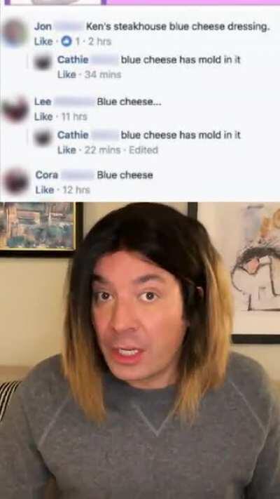 Blue Cheese Has Mold In It.