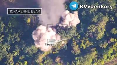 Ukrainian truck with ammunition destroyed near Chasiv Yar