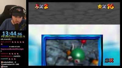 Mario 64 speedrun experience