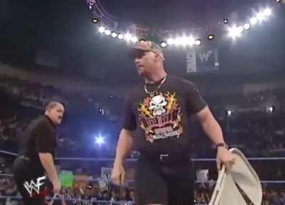 Stone Cold was so over he could attack both faces and heels and the fans loved it. 