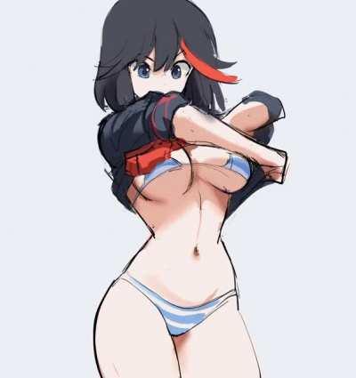 Ryuko Undressing Animation by rakeemspoon