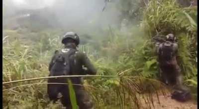 indonesia mobile brigade unit shooting at papuan separatist position exact date and location is unkown