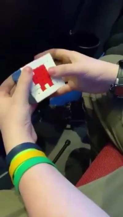 Amongus on big rubix cube