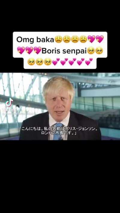 Proud animesexual Boris Johnson, came out live on television ♥️💕♥️😍😍💕💕🥰♥️💖💖💖💖💖🥰😍😍😍❤️🥰🥰🥰💕💕💖💖💖💖😍🥰