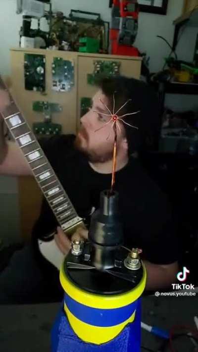 When your guitar isn’t electric enough