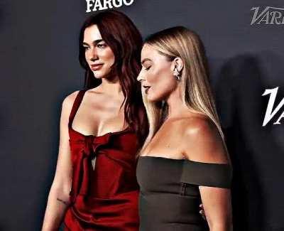 Dua Lipa and Margot Robbie 