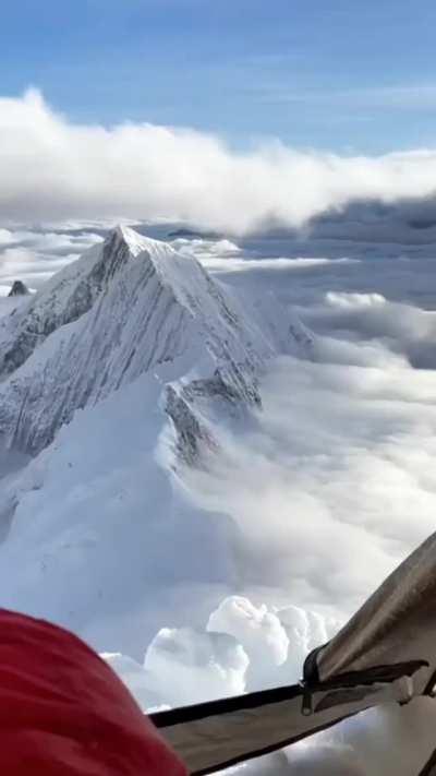 Camping Above The Sky In Himalayas