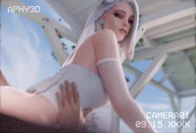 Ashe's wedding day (Aphy3d)
