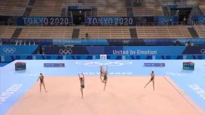 Olympics Belarus Rhythmic Gymnastics Performance With Music From The Witcher 3