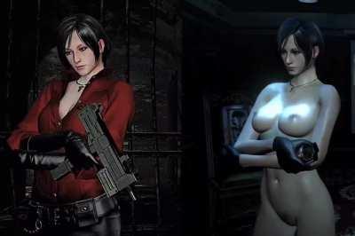 Ada Wong naked or full clothing?[resident evil 6]