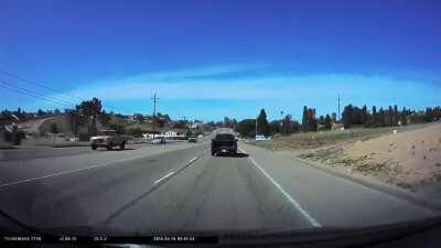 Road rage turns into instant karma.