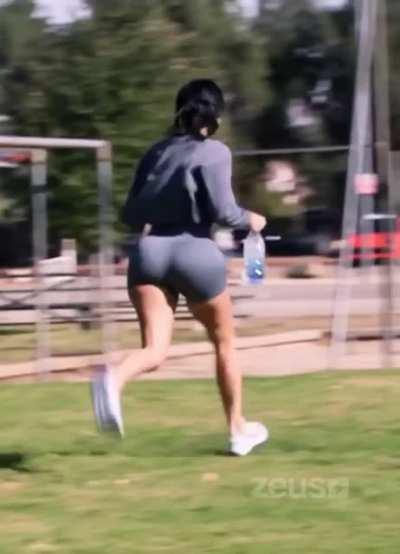 Draya running in slow motion