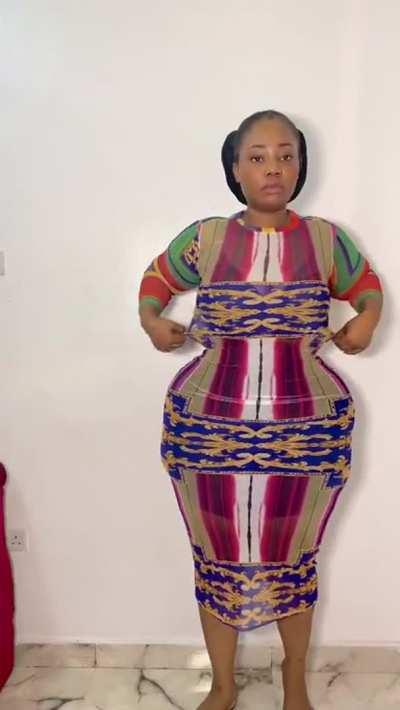 African Curvy Dress