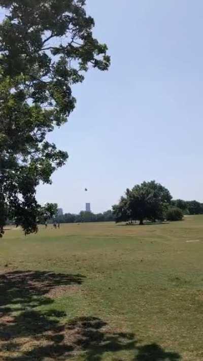 Department of Energy helicopter doing some laps over Zilker