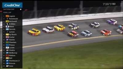 Turn 3 strikes again, this time on the final lap of the Daytona 500