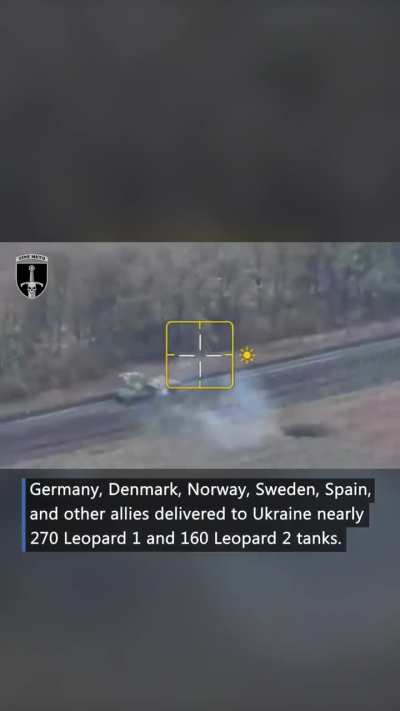 New video on how the Ukrainian soldiers from the 33rd brigade use Leopard tanks to destroy Russian armored vehicles on the frontline. In October, Germany delivered a new batch of military aid to Ukraine including 8 Leopard 1A5 tanks.