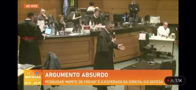 No julgamento dos executores d Marielle o advogado d defesa dos assassinos diz q comportamento violento é esperado por pessoas de direita.