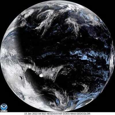 Planetary shockwave just occurred after a catastrophic volcano eruption near Tonga