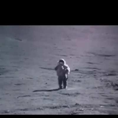 Moon landing, with Benny Hill and sped up