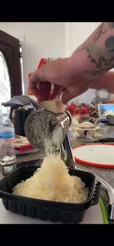 Amazing cheese grater