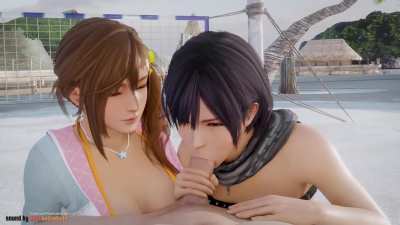 Nagisa & Misaki Blowjob (Dead or Alive)