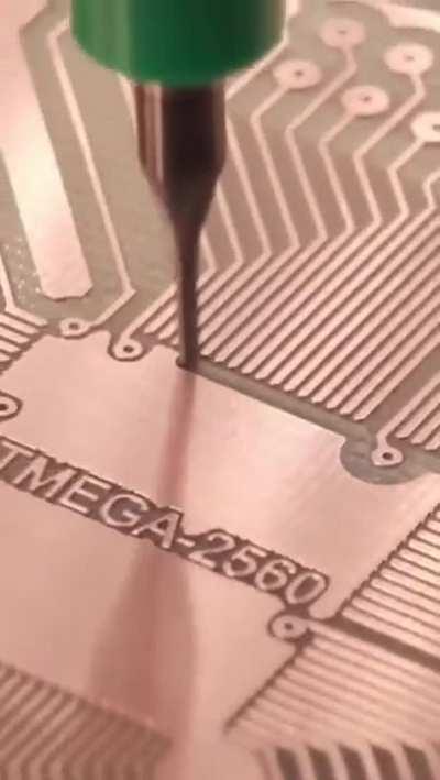 CNC milling this circuit board