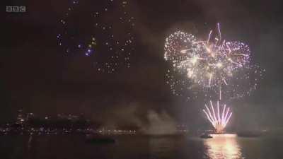 The London 2022 New Years Firework display had a huge moving Lion head made using drones