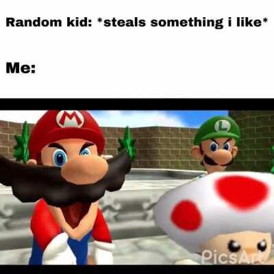 Mario’s gonna do something very illegal