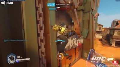 Doomfist emote trick on junkertown credit: Rufinian