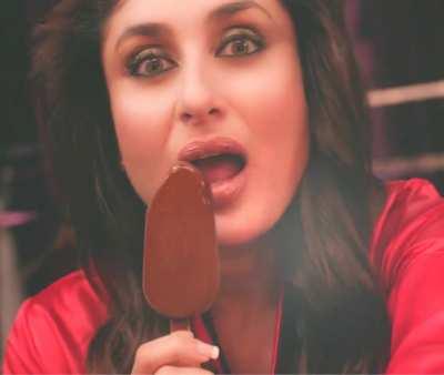 Kareena Enjoying Chocolate