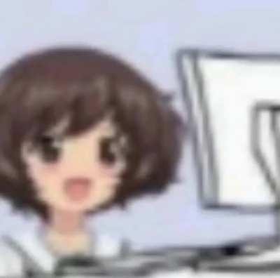 Yukari watching videos about ww2