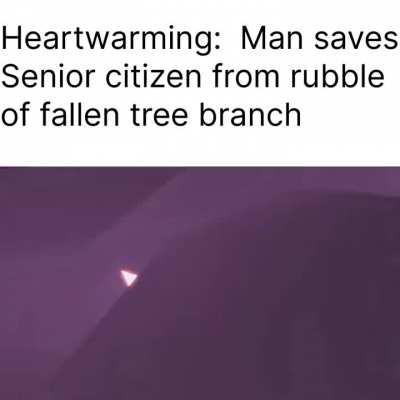 A true hero…