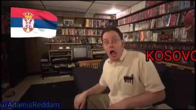 Angry Video Game Nerd listens to Serbian tunes