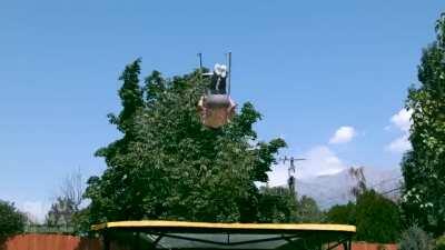 This Old Mans Trampoline Skills