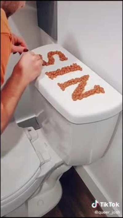 Sin toilet beans